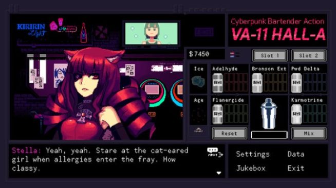 VA-11 Hall-A: Cyberpunk Bartender Action pc