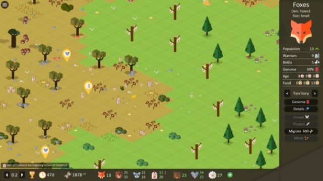 Territory: Animals Genetic Strategy pc