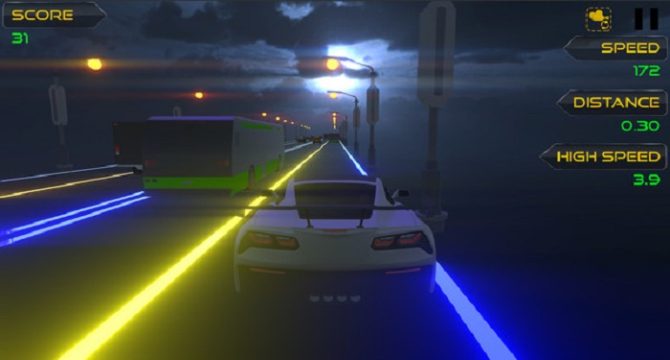 Retrowave Need for Speed Drift